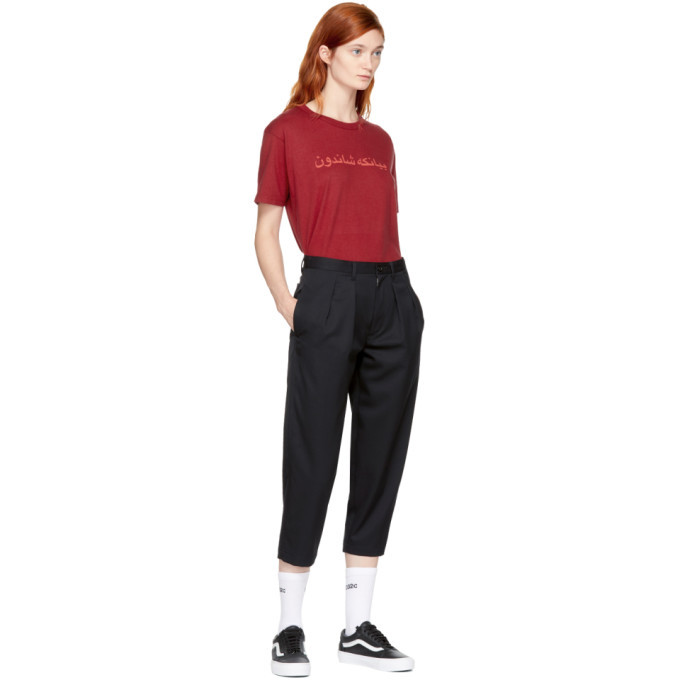 Bianca Chandon Red Arabic Logotype T-Shirt