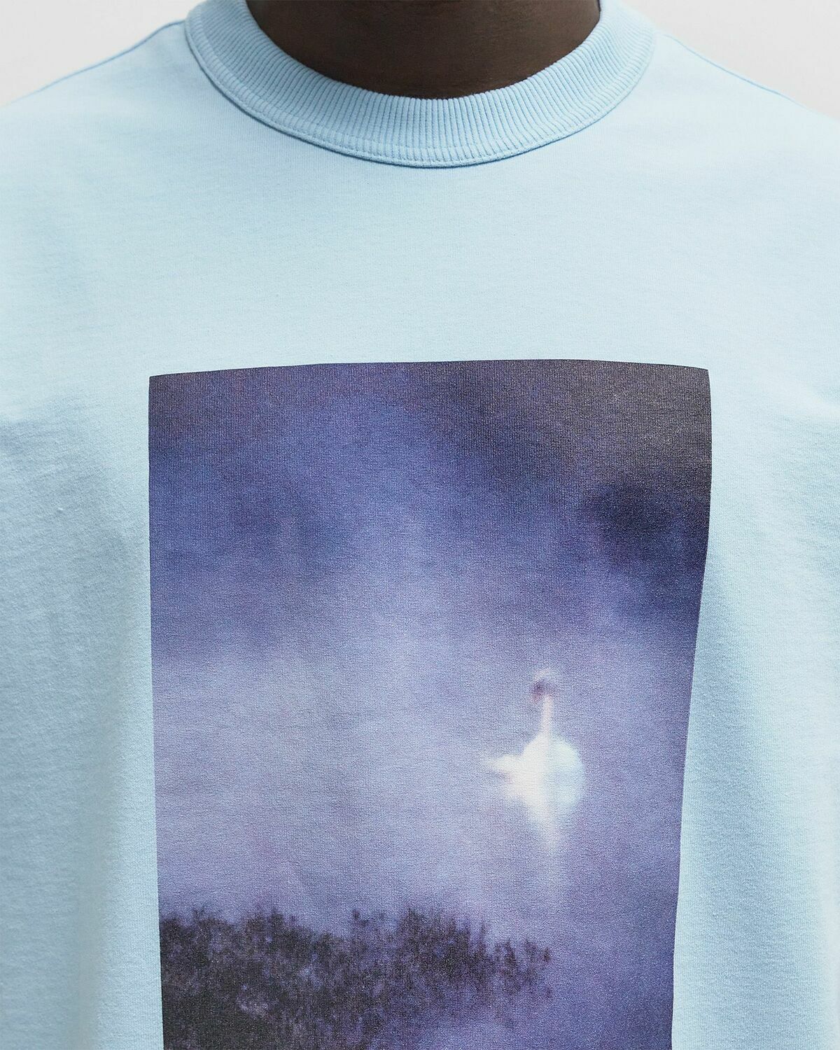 Barbour X Noah Archive Swan T-Shirt Beige Mens Shortsleefe