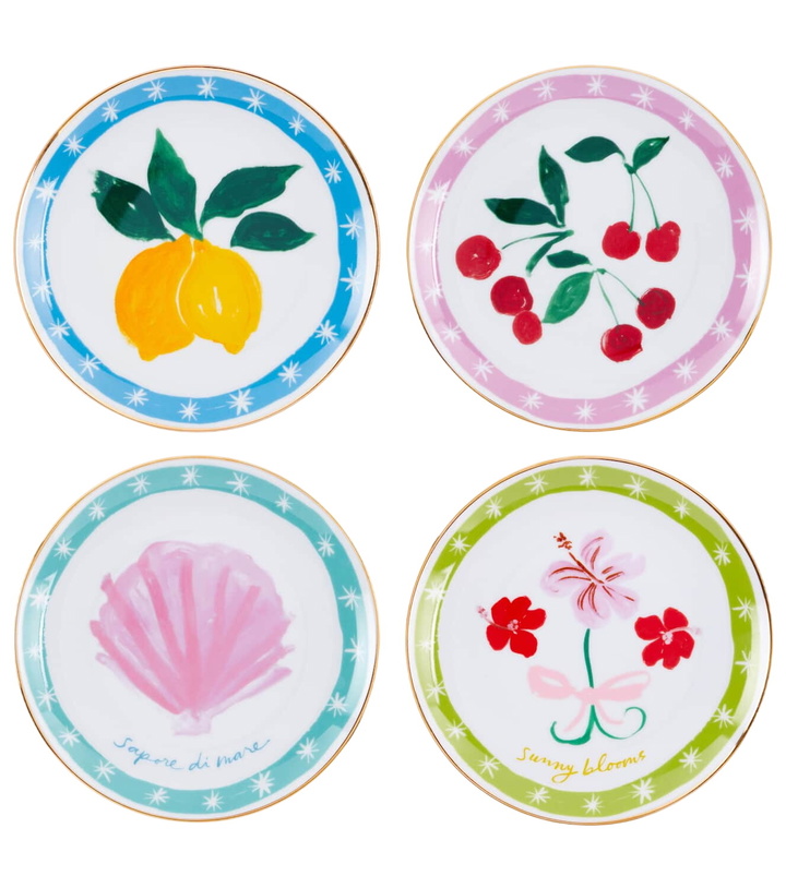 Photo: Bitossi Con Amore set of 4 porcelain plates