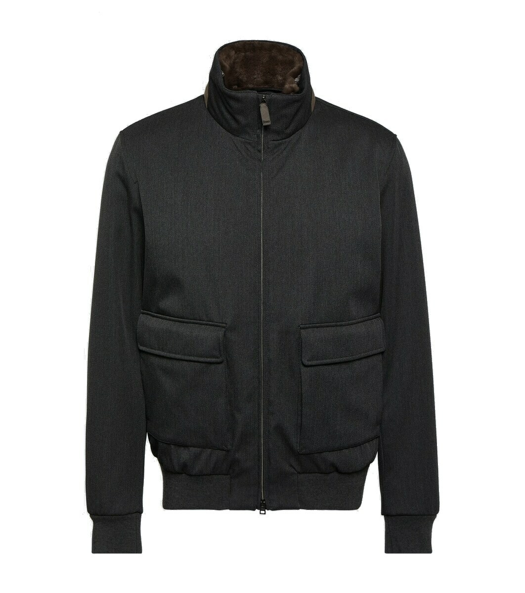 Herno Wool bomber jacket Herno