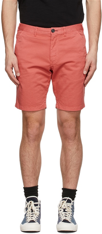Photo: PS by Paul Smith Red Zebra Embroidery Shorts