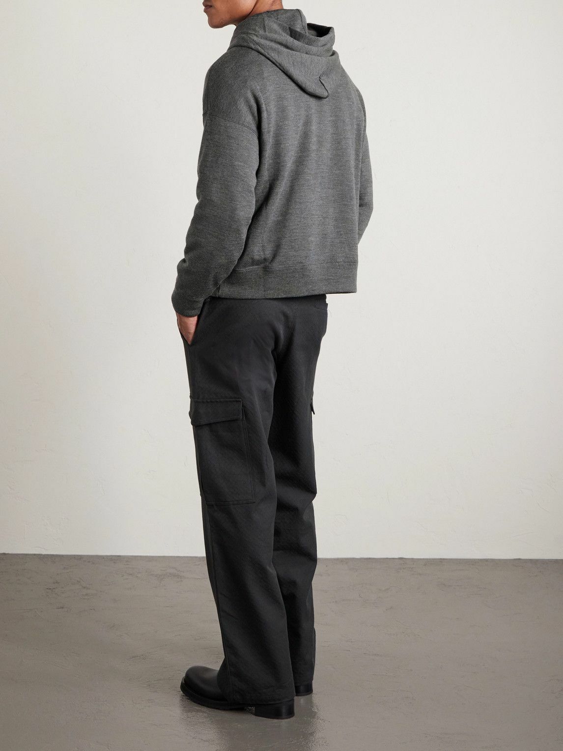 Visvim - Jumbo Wool Hoodie - Gray