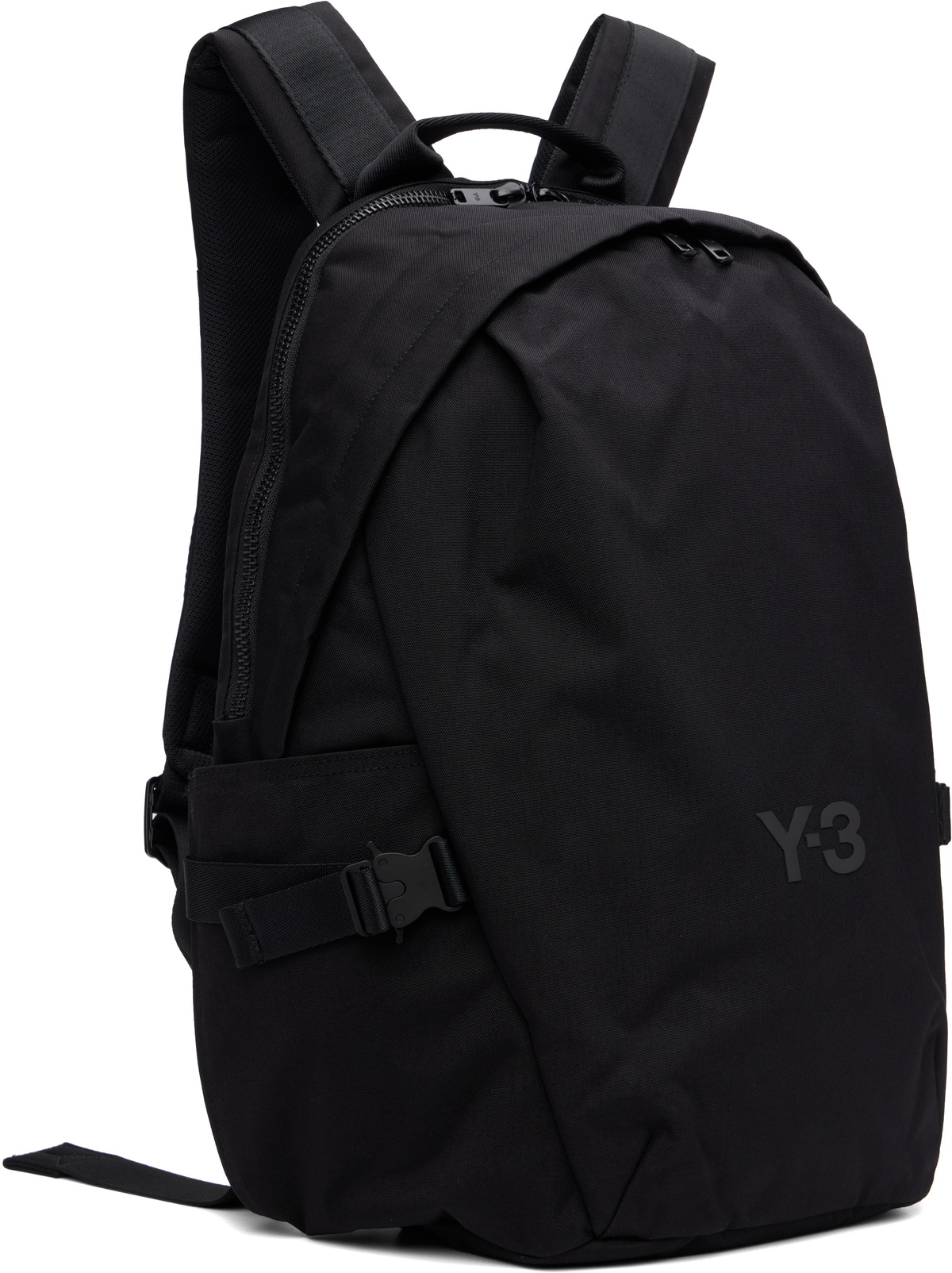 Y-3 Black Staple Backpack