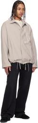 Y-3 Gray Utility Blouson Jacket