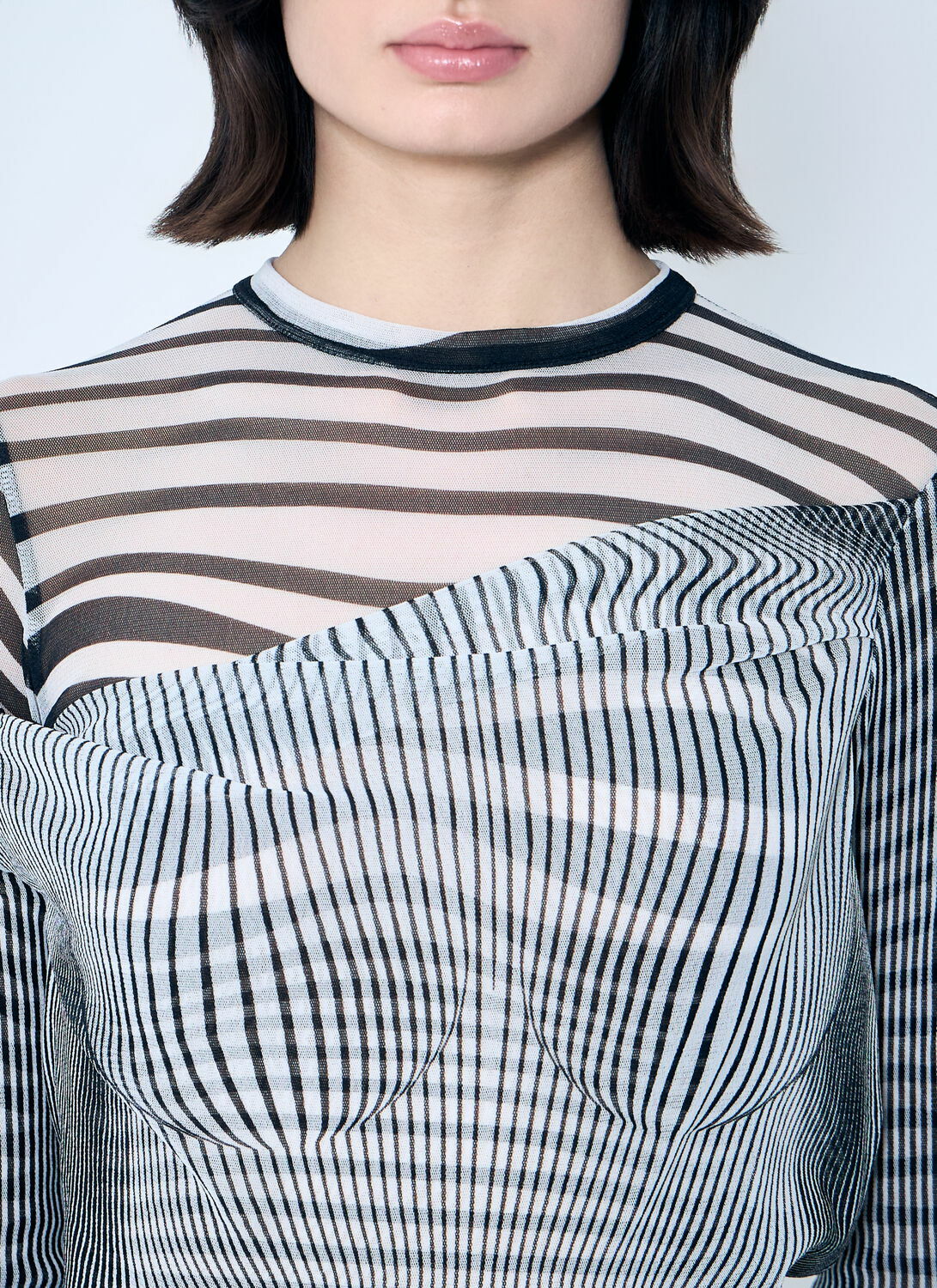 Jean Paul Gaultier Double-Layer Mesh Bodysuit