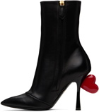 Moschino Black Sweet Heart Boots