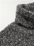 Giorgio Armani - Cashmere and Silk-Blend Rollneck Sweater - Gray
