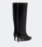 Paris Texas Stiletto leather knee-high boots