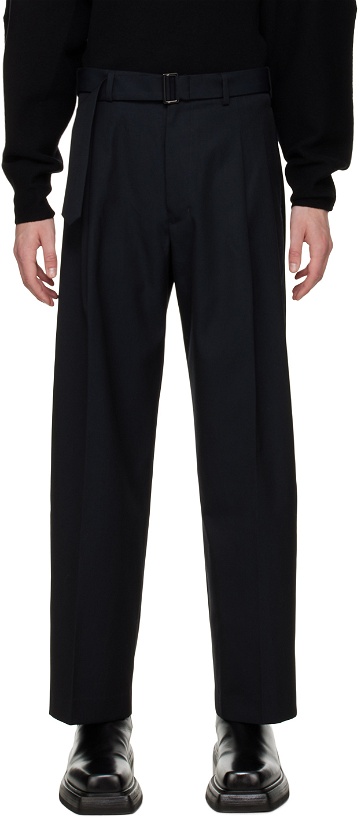 Photo: rito structure Black Belted Trousers
