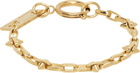 IN GOLD WE TRUST PARIS SSENSE Exclusive Thin Spike Bracelet
