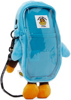 BAPE Kids Blue Baby Milo Plush Mobile Bag
