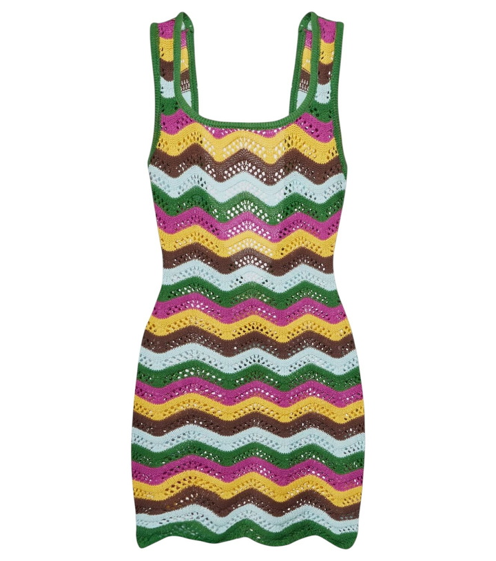 Photo: Bananhot Lindsay striped crochet minidress