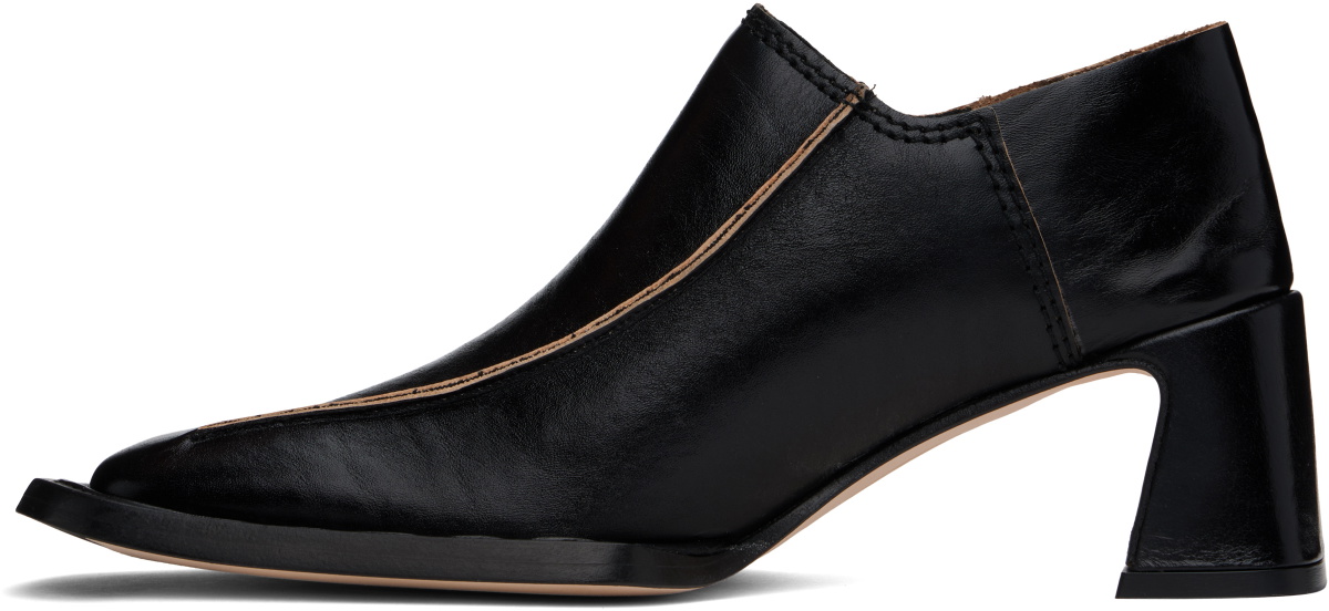 Miista Black Autumn Mule Heels