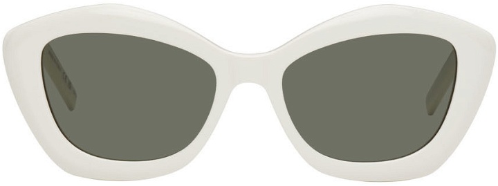 Photo: Saint Laurent Off-White SL 68 Sunglasses