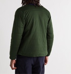 Snow Peak - Quilted Shell Cardigan - Green