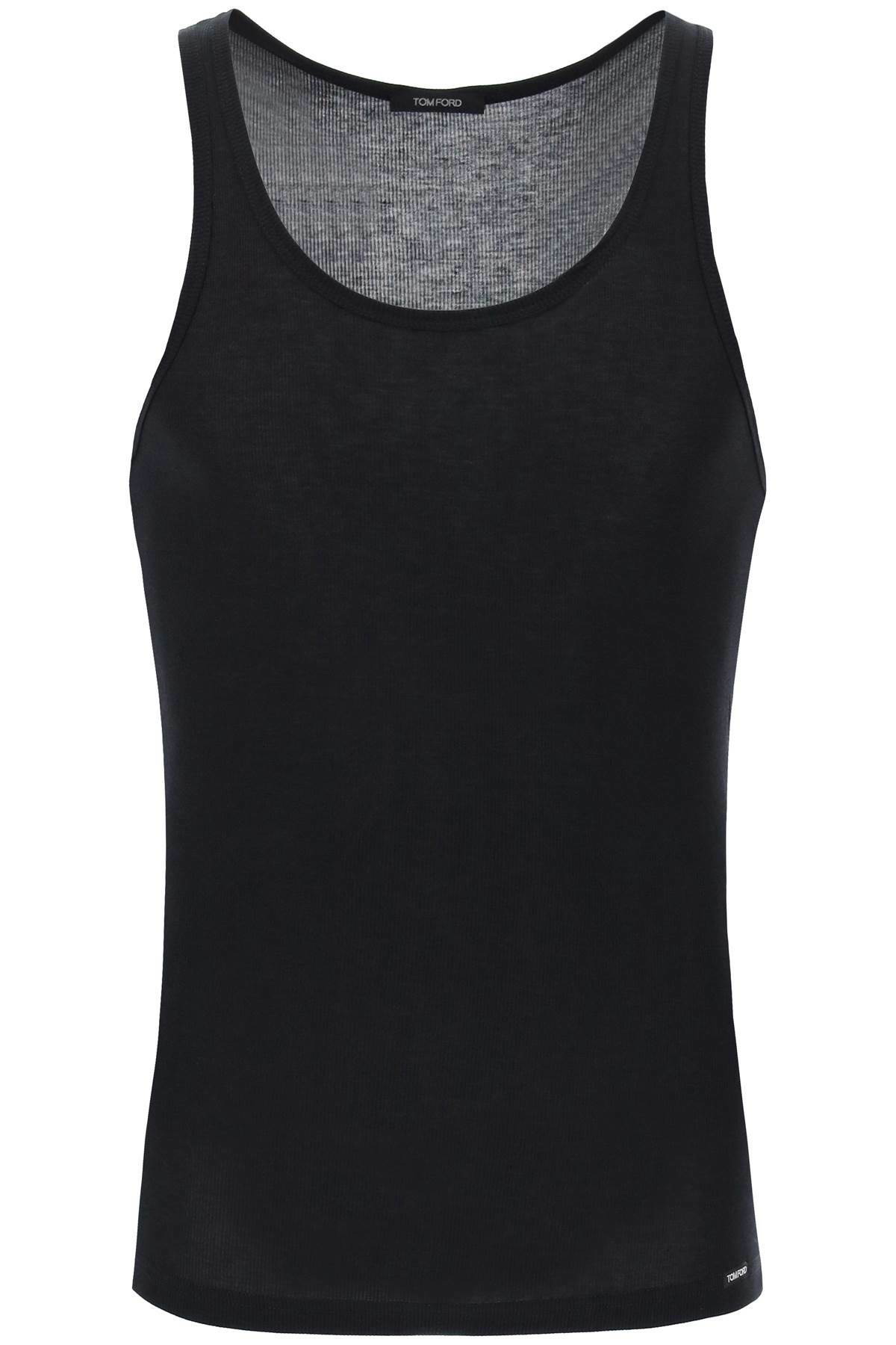 タンクトップ Tom Ford Cotton and modal tank top COTTON MODAL RIB TANK | Tom Ford Fashion