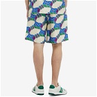 Gucci Men's Jersey Shorts in Ivory/Blue