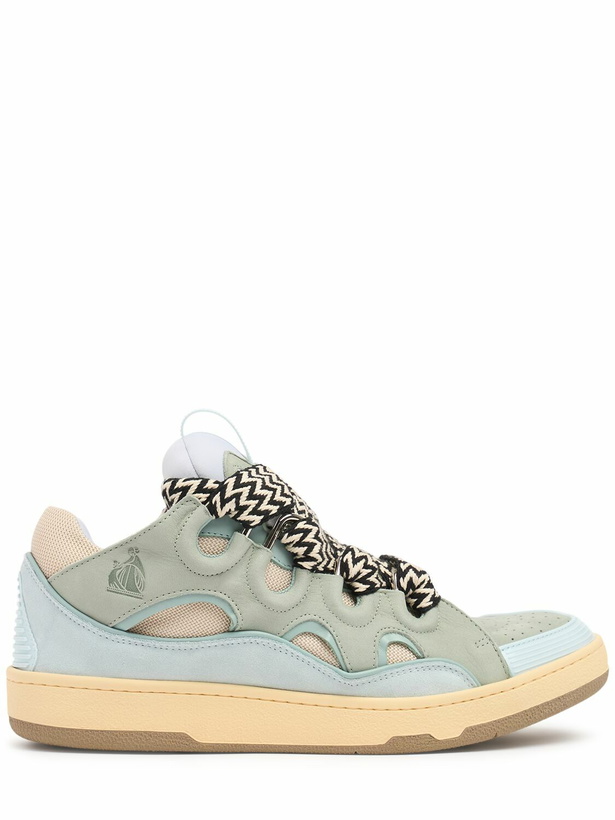 Photo: LANVIN Curb Leather Sneakers