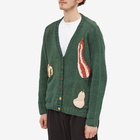 Story mfg. Men's Pumpkin King Twinsun Cardigan in Green Squash