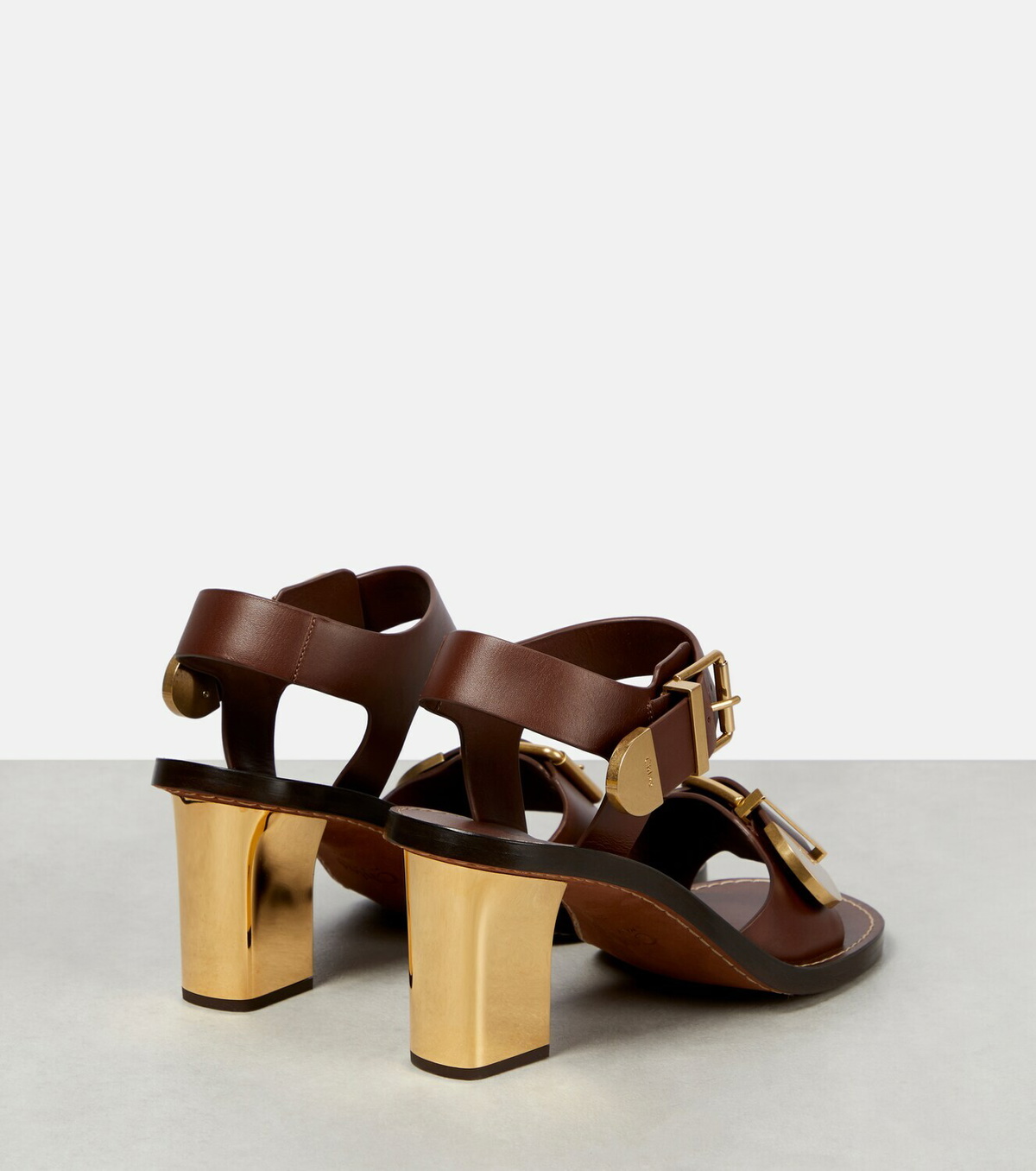 Chlo Rebecca Leather Sandals Chloe   P00809643 D1 