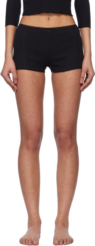 Photo: Cou Cou Black 'The Teeny Tiny' Shorts