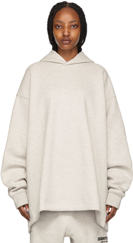 Photo: Essentials Off-White Relaxed Hoodie