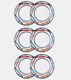 Missoni Nastri set of 6 ceramic soup plates