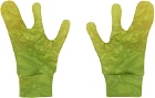 YAKU Green Three-Finger Gloves