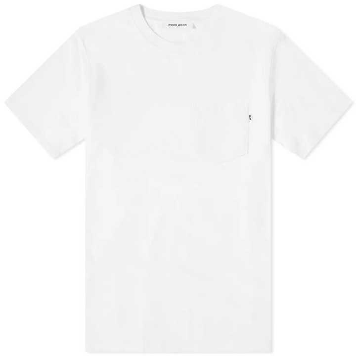 Photo: Wood Wood Men's Bobby Pocket T-Shirt in White