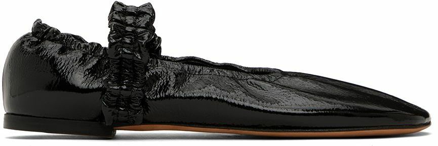 Proenza Schouler Black Mary Jane Ballerina Flats Proenza Schouler