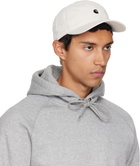 Carhartt Work In Progress White Madison Logo Cap