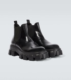 Prada Monolith leather Chelsea boots