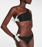 Giambattista Valli - One-shoulder bow bikini bottoms