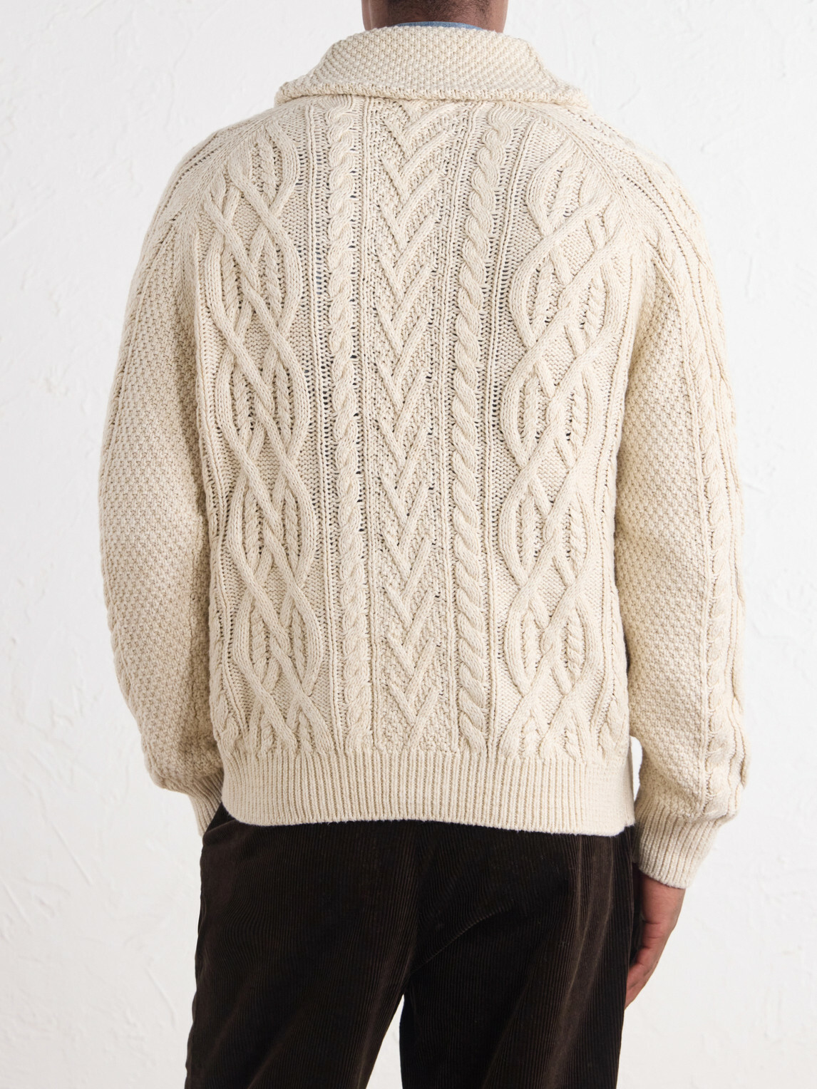 Polo Ralph Lauren - Cable-Knit Cotton Cardigan - Neutrals