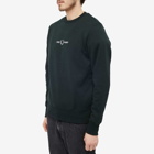 Fred Perry Authentic Men's Embroidered Crew Sweat in Night Green
