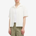 MKI Men's Seersucker Vacation Shirt in Off White