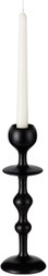 BLACK BLAZE Black Medium Infinity Candle Holder