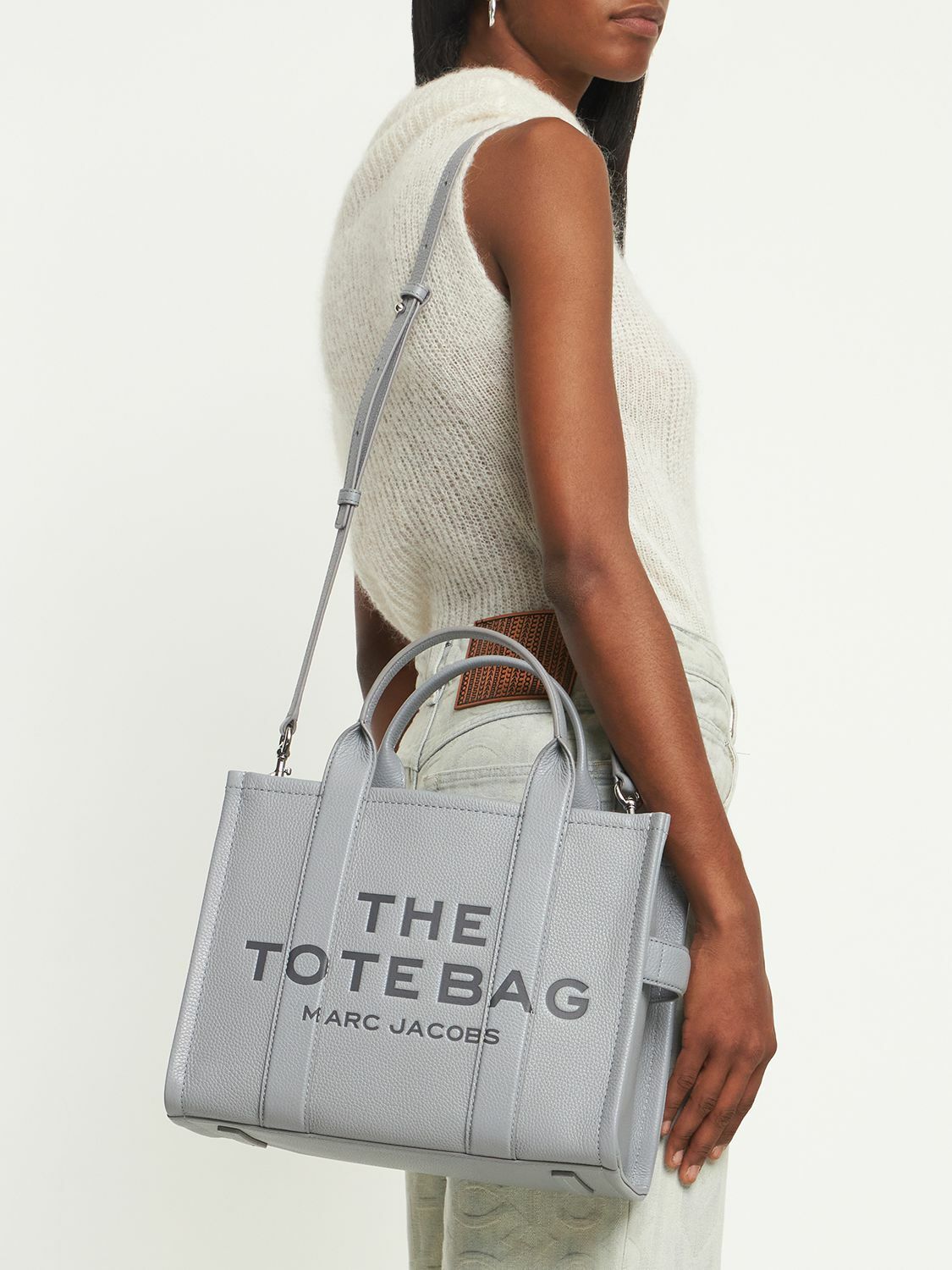 MARC JACOBS - The Medium Tote Leather Bag Marc Jacobs