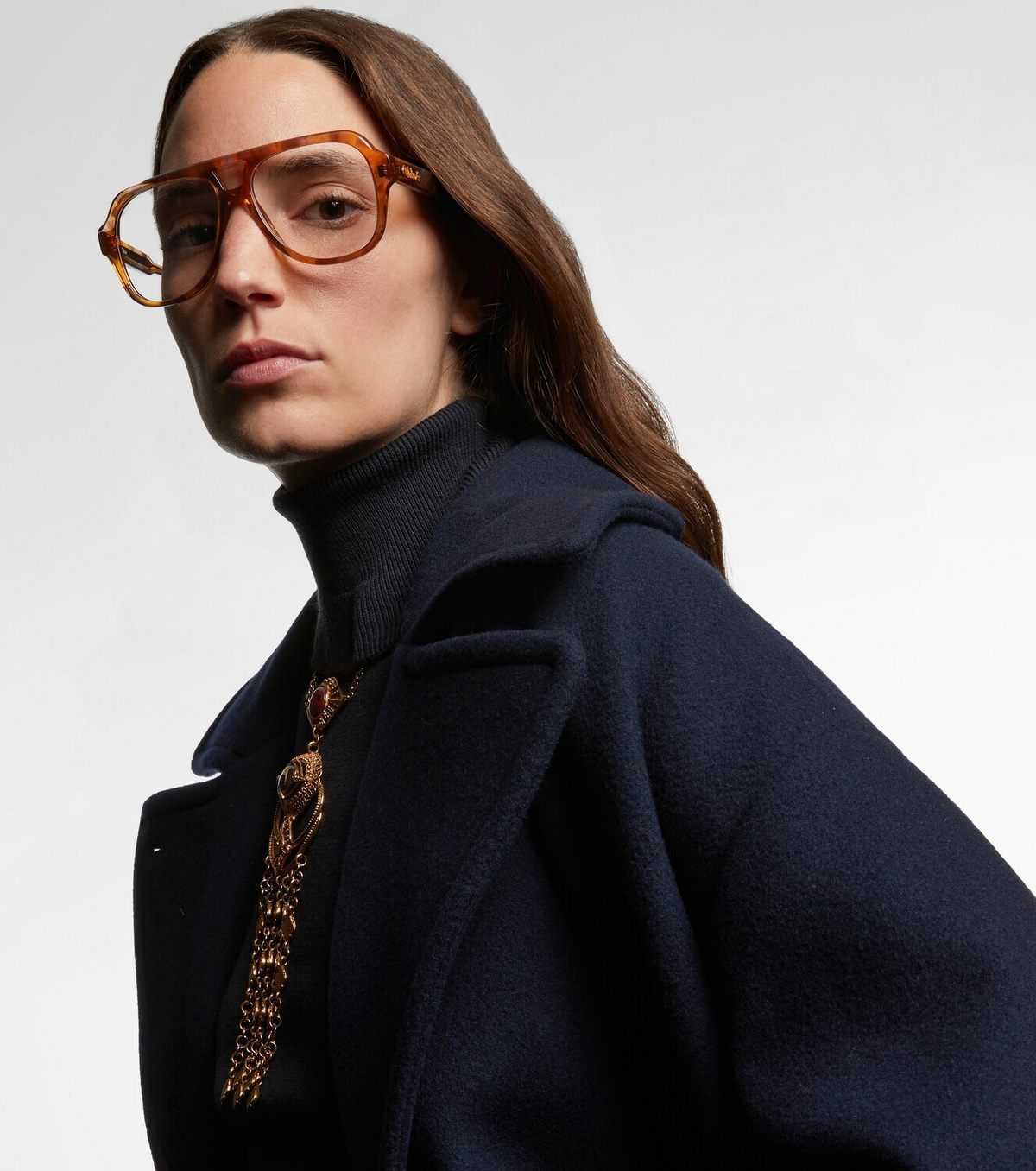 Chloé Optical Native oversized aviator glasses