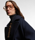 Chloé Optical Native oversized aviator glasses