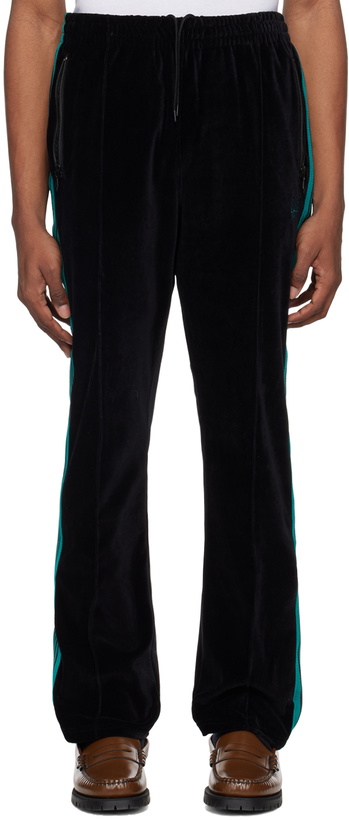 Photo: NEEDLES Black Narrow Track Pants