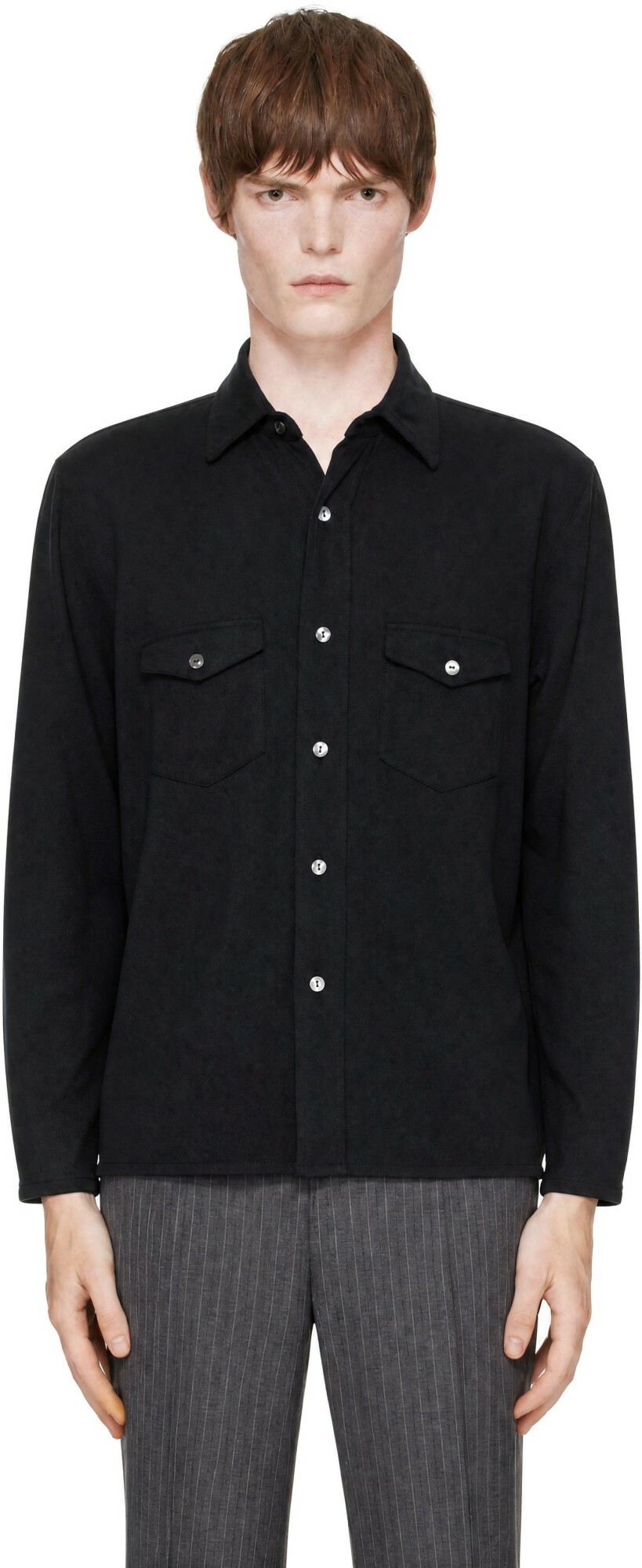 Second/Layer Black Field Shirt