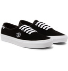 Vans - UA Authentic Circle V Embroidered Suede Sneakers - Men - Black