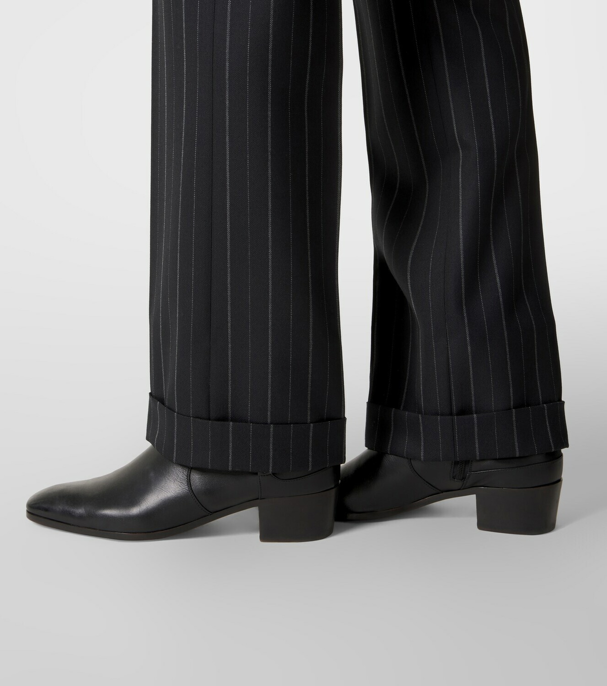 Tom Ford Striped wool straight pants