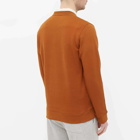 Norse Projects Men's Vagn Classic Crew Sweat in Rufous Orange