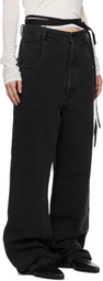 Ann Demeulemeester Black Polly 5 Pocket High-Comfort Jeans