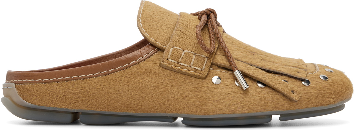 Wales Bonner Brown Montego Slip-on Loafers