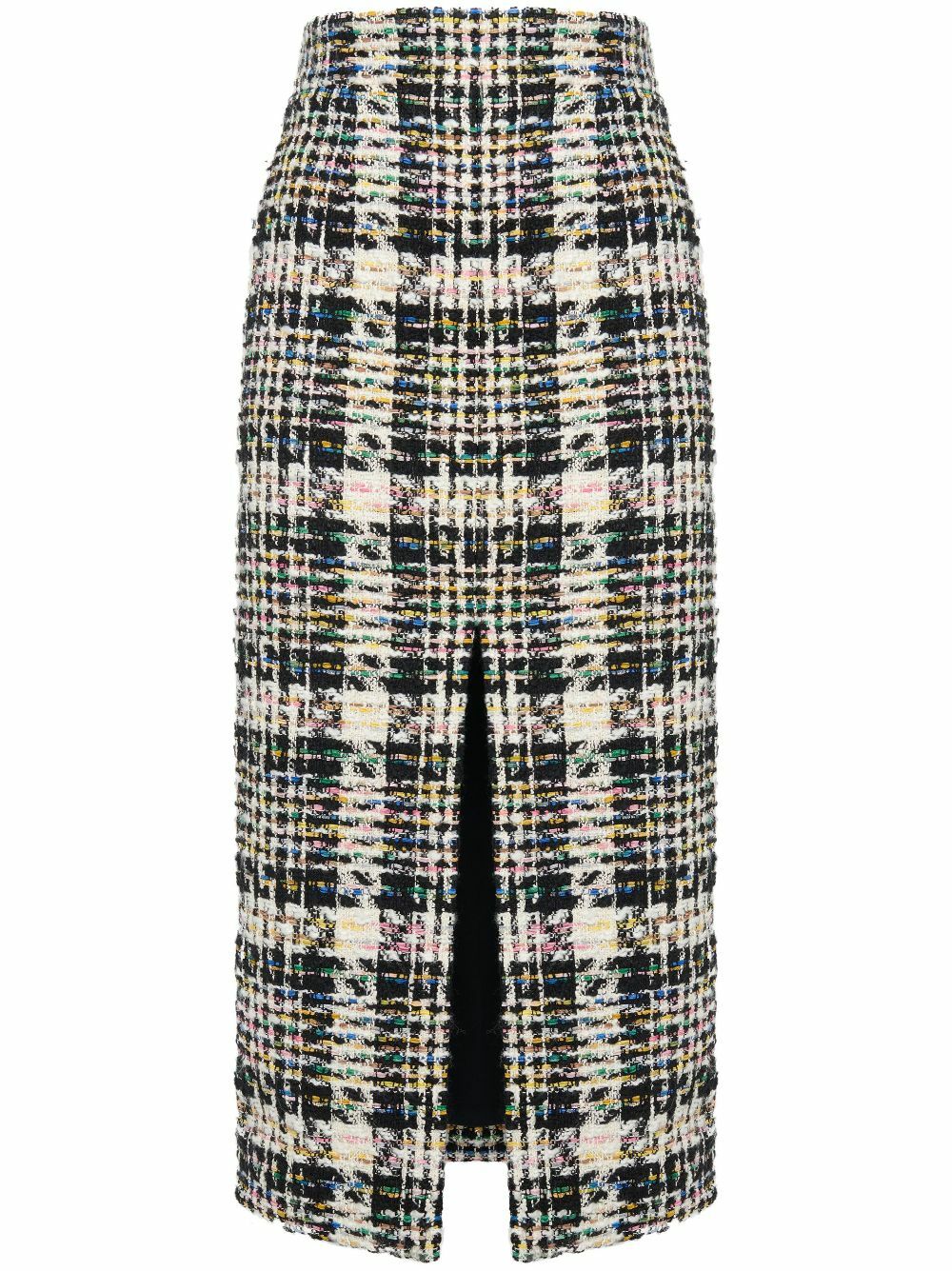 ALEXANDER MCQUEEN - Checked Tweed Midi Skirt Alexander McQueen