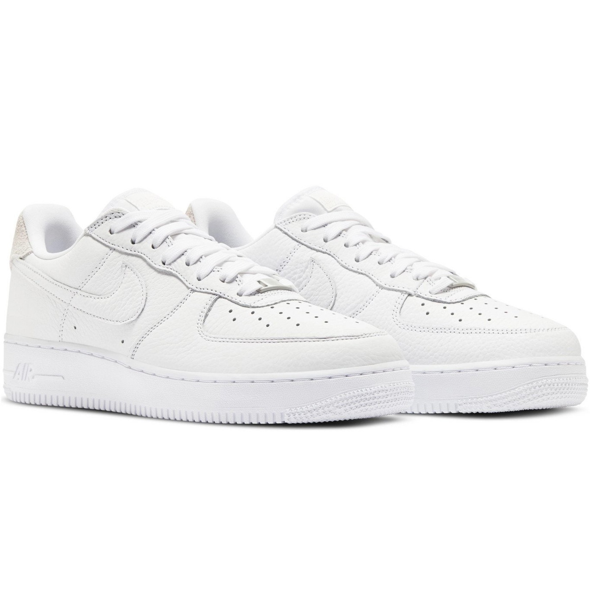 Scarp hout verhaal Nike - Air Force 1 07 Suede-Trimmed Leather Sneakers - White Nike