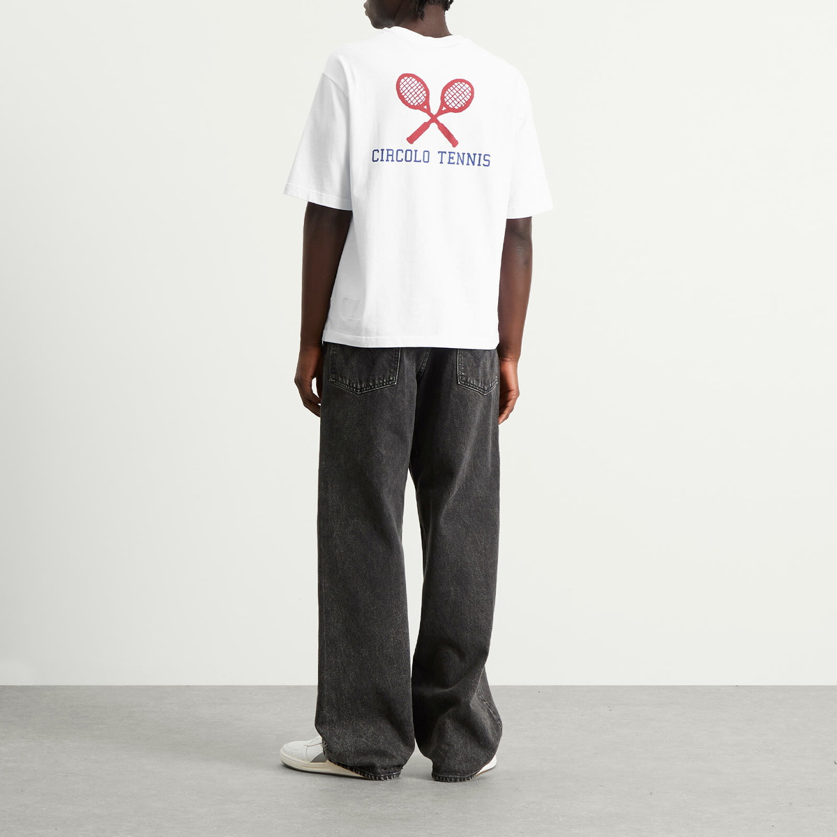Diadora Men's x Palmes Legcay II T-Shirt in Optical White